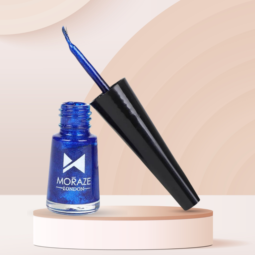 3 Glamorous Glittery Eyeliners Kit (Green, Black, Blue)