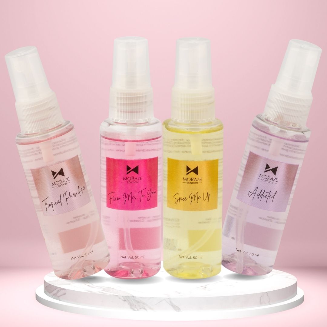 #1 Luxury Body Mist Fragrances- Pack of 4. BM