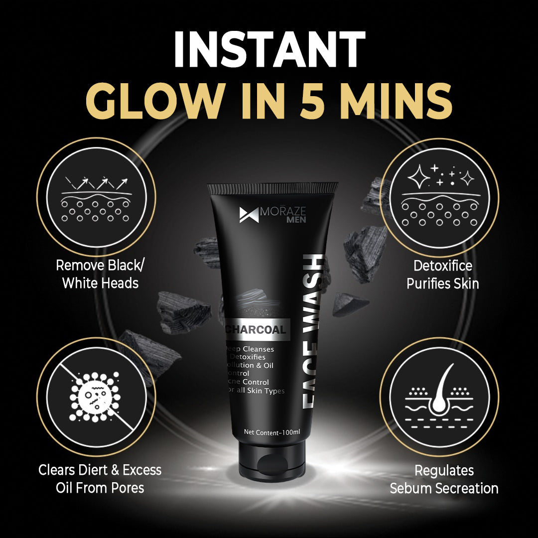 Mens Combo Kit - Face Wash, Face Scrub & lipcare (100ML)