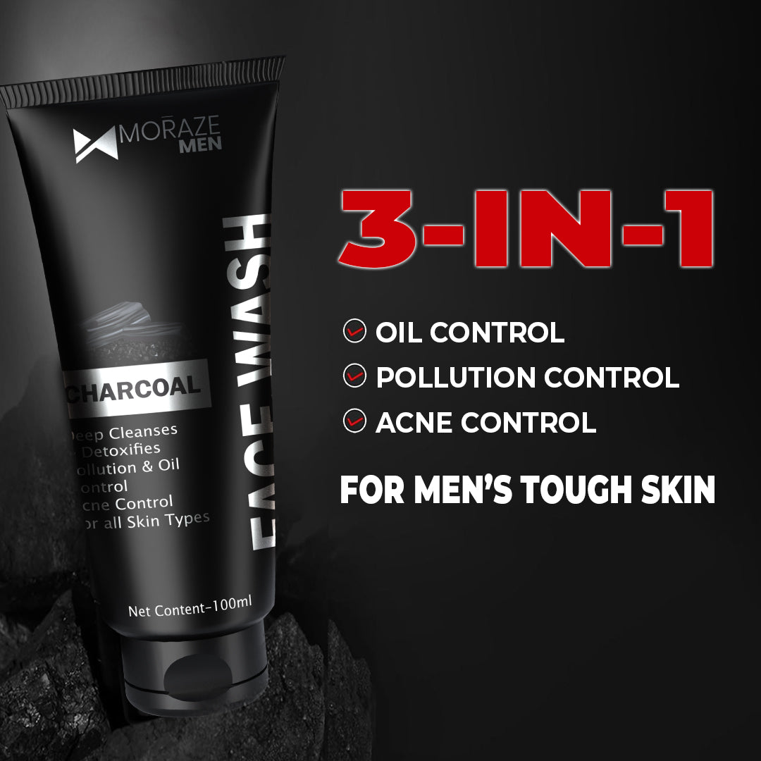 Mens Combo Kit - Face Wash, Face Scrub & lipcare (100ML)