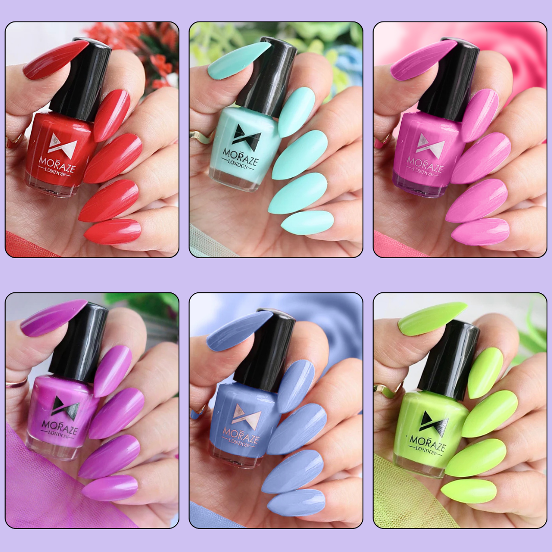 6 Glamorous Nail Polish Kit