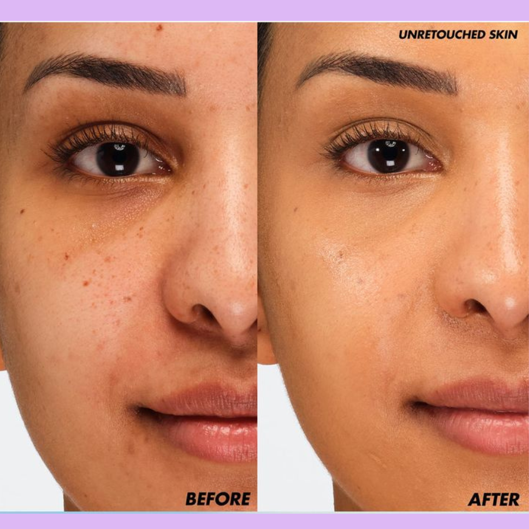 Full High Coverage Waterproof foundation - (FREE - Skin Filter Primer + Beauty Blender)