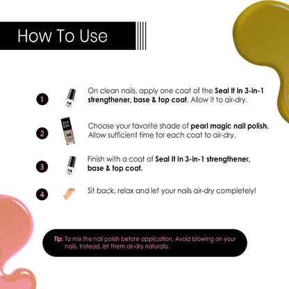 Aphrodite Pearl magic Nail paints - 8.5ml