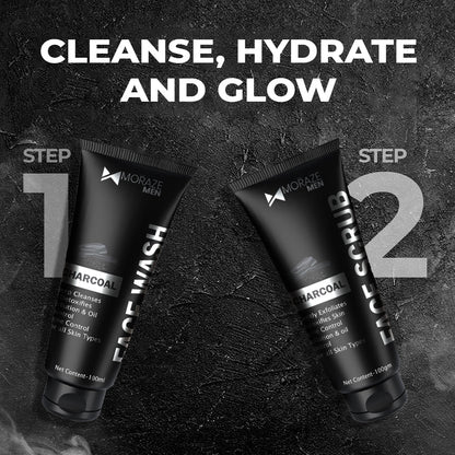 Mens Combo Kit - Face Wash, Face Scrub & lipcare (100ML)