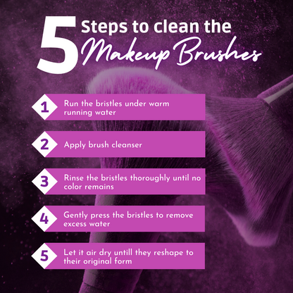 sparkly brush set, brush collection, blending eyeshadow