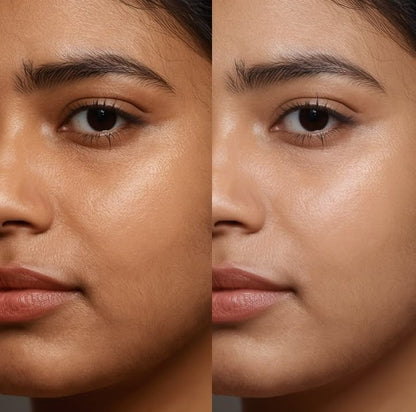 Full High Coverage Waterproof foundation - (FREE - Skin Filter Primer + Beauty Blender)