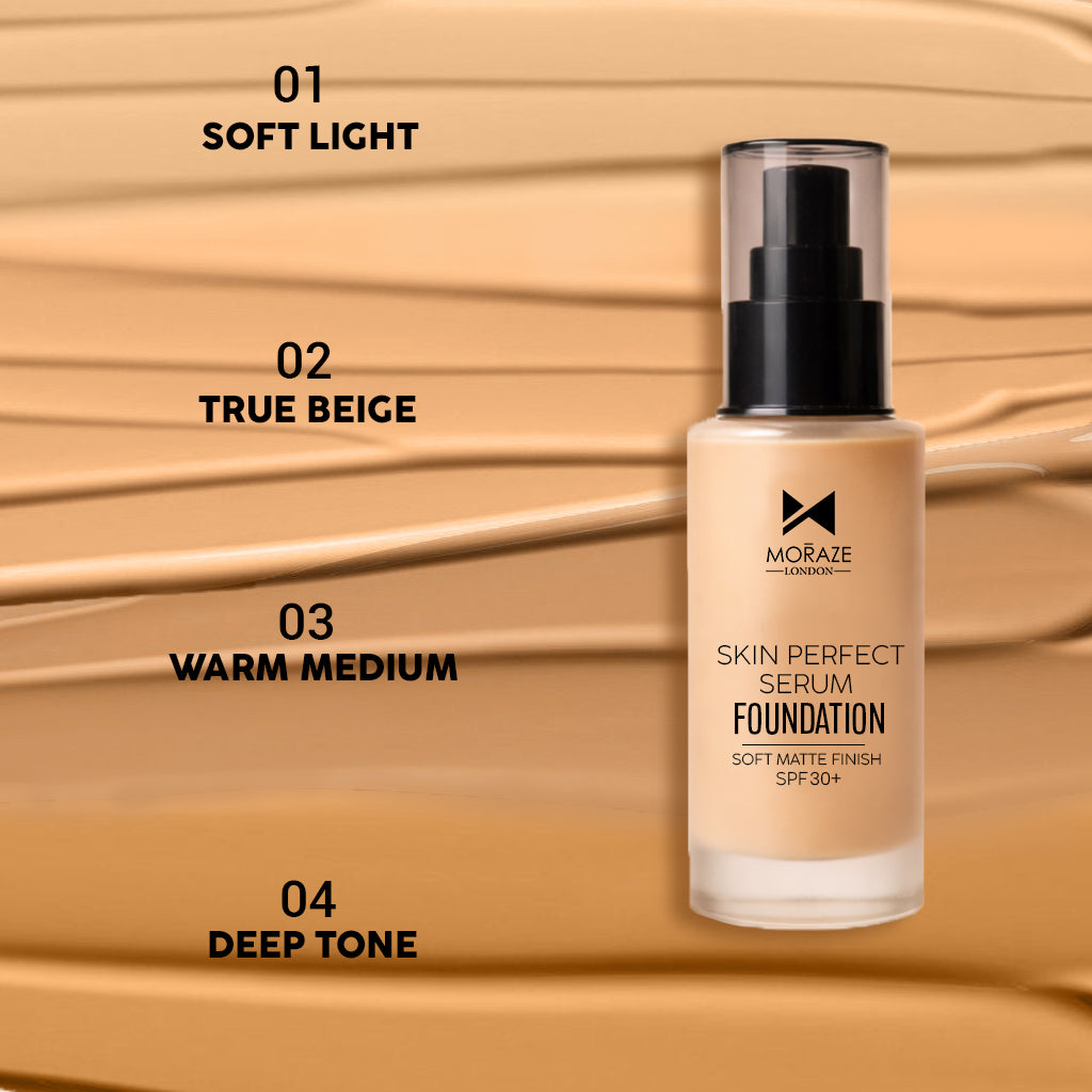 Full High Coverage Waterproof foundation - (FREE - Skin Filter Primer + Beauty Blender)