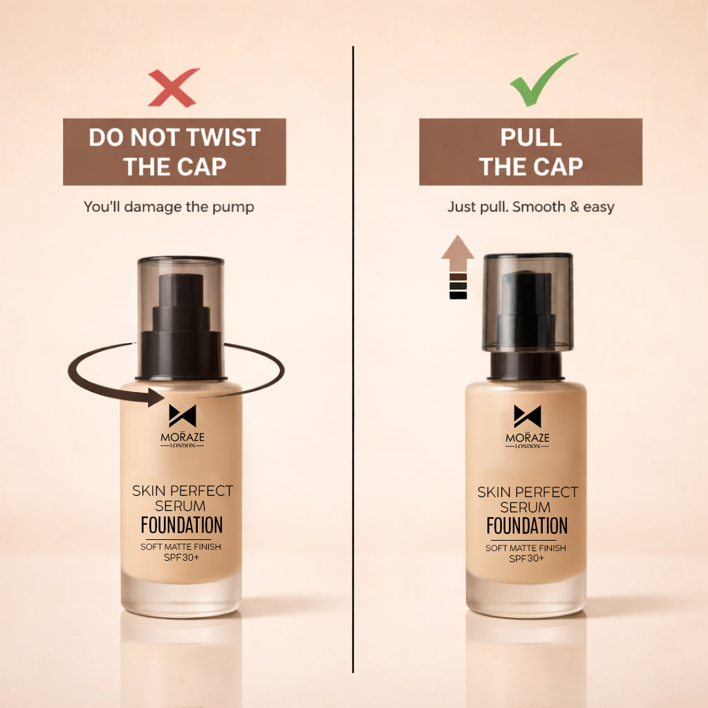 Full High Coverage Waterproof foundation - (FREE - Skin Filter Primer + Beauty Blender)