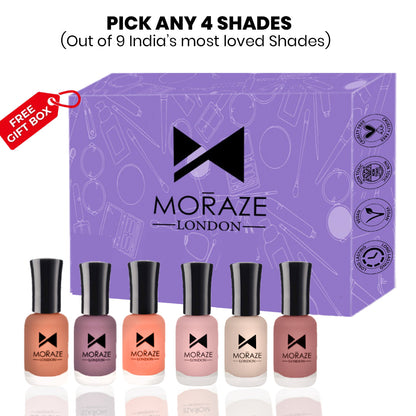 6 TRENDING NUDE NAIL POLISH KIT