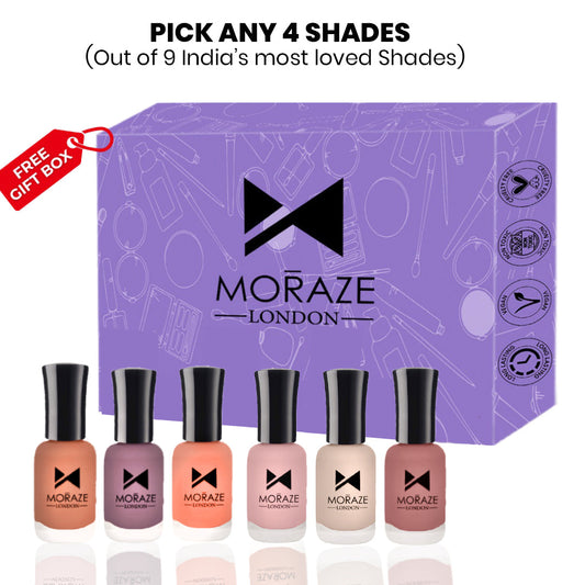 6 TRENDING NUDE NAIL POLISH KIT